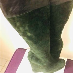 balenciaga green boots